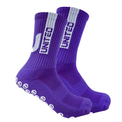 Purple Grip Socks