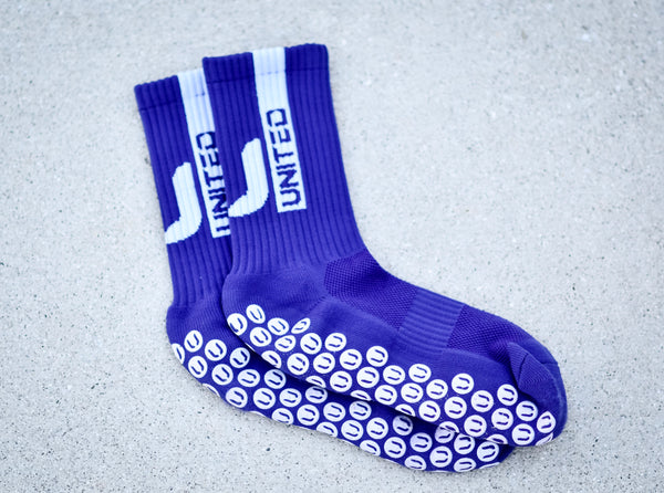 Purple Grip Socks