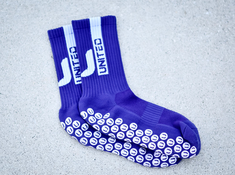 Purple Grip Socks