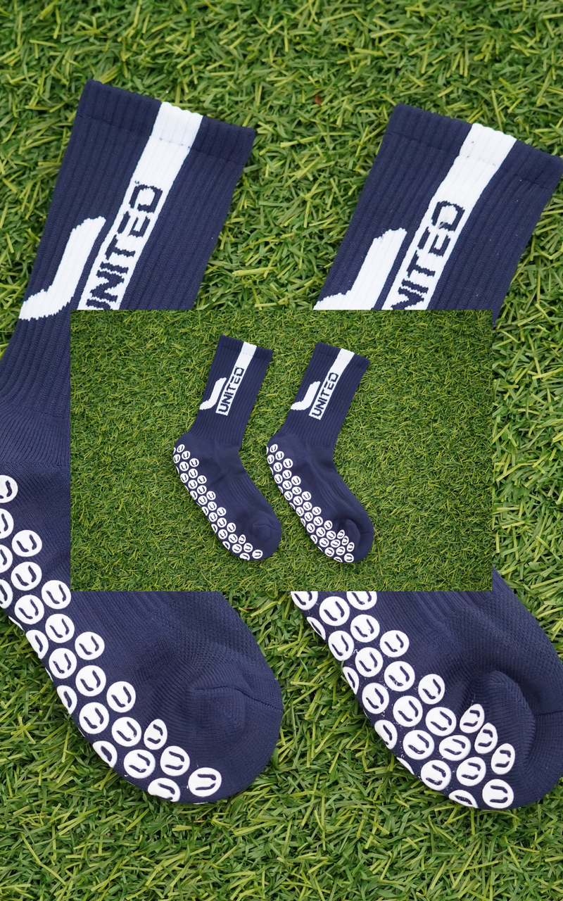 Navy Blue Edition Grip Socks