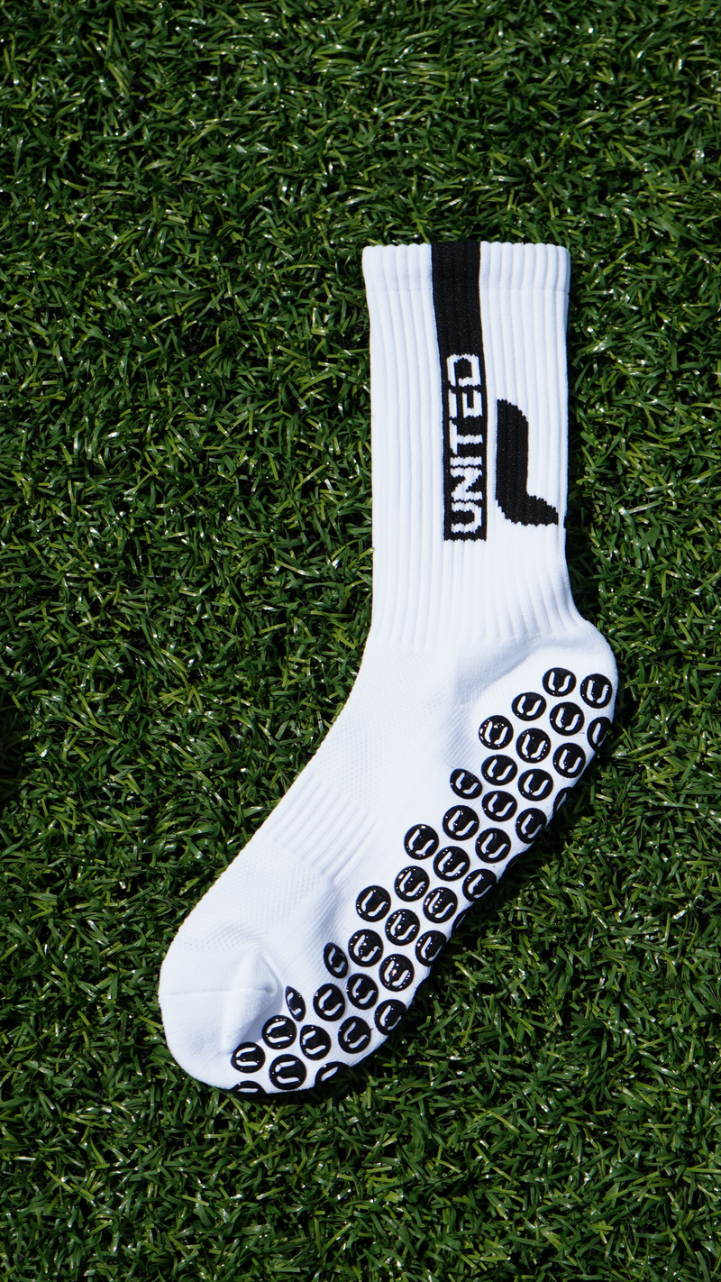 White Edition Grip Socks